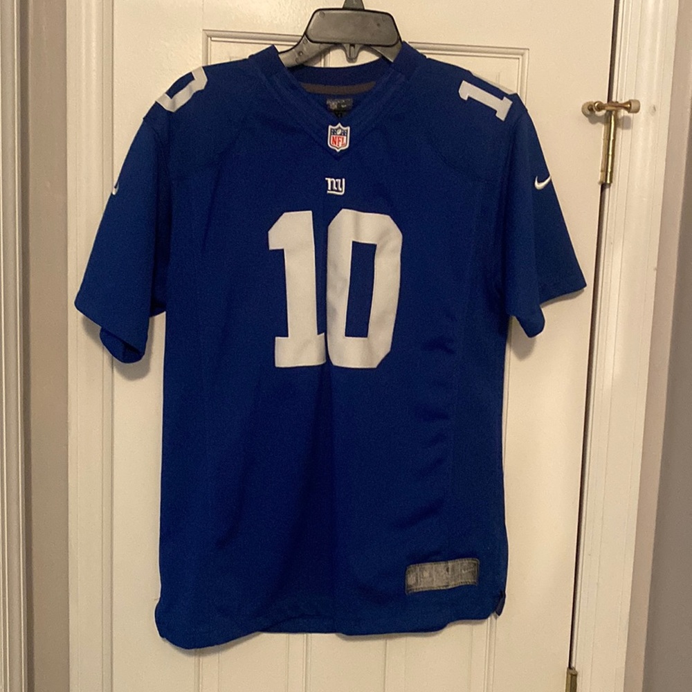 Manning #10 Jersey On Field Nike Tag says  XL